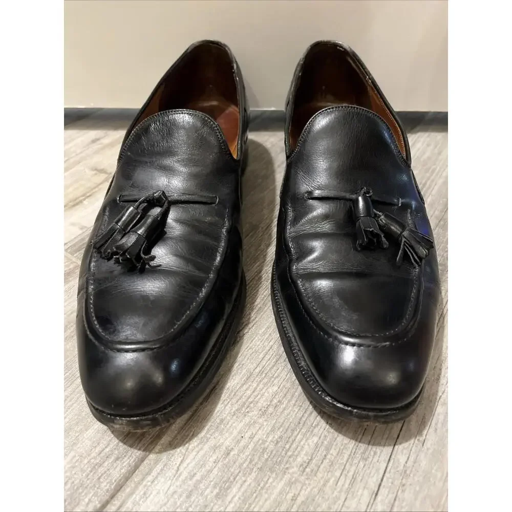 TWEED CHEANEY OF ENGLAND CHURCHS MENS TASSEL DRESS LOAFERS SIZE UK10.5B/US 11.5B